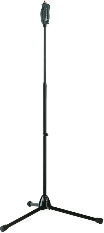 K&M 25680 1-HAND MIC ST BLACK