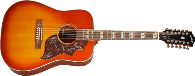 Hovedbilde Epiphone Hummingbird 12-string Aged Cherry Sun